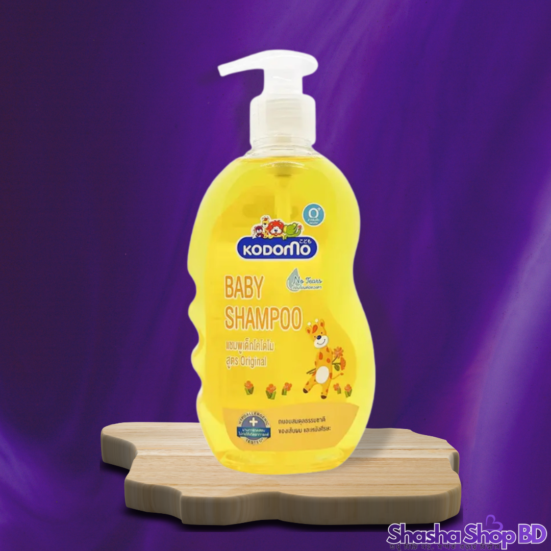 Kodomo Baby Shampoo Original – 400ml (pH Balanced & No Tears – নবজাতক থেকে শুরু করে সবার জন্য নিরাপদ ও কোমল যত্ন!)