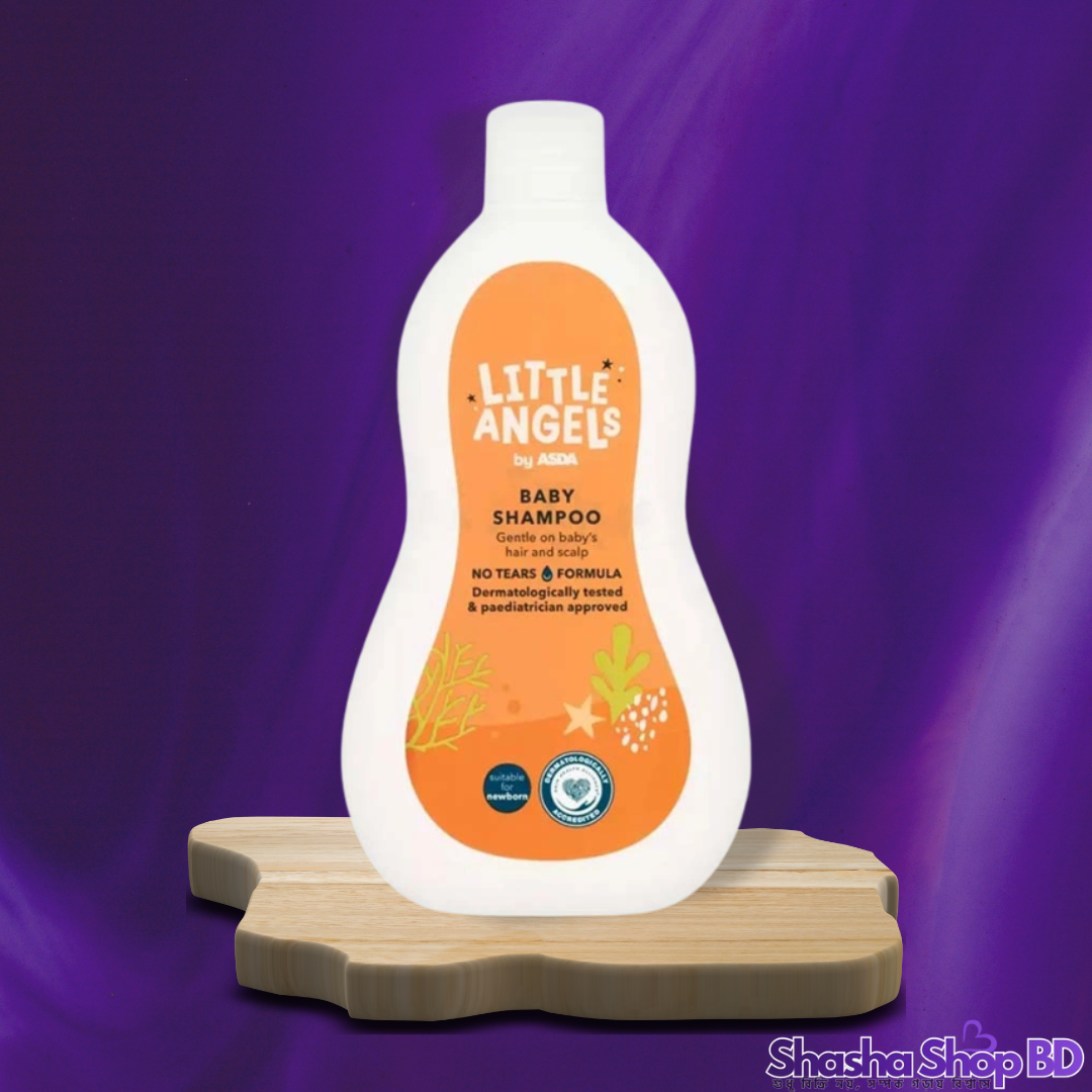 Asda Little Angels Baby Shampoo – 500ml (No Tears Formula – আপনার সোনামণির চুলের কোমল যত্ন এবং প্রাকৃতিক সুরক্ষা!)