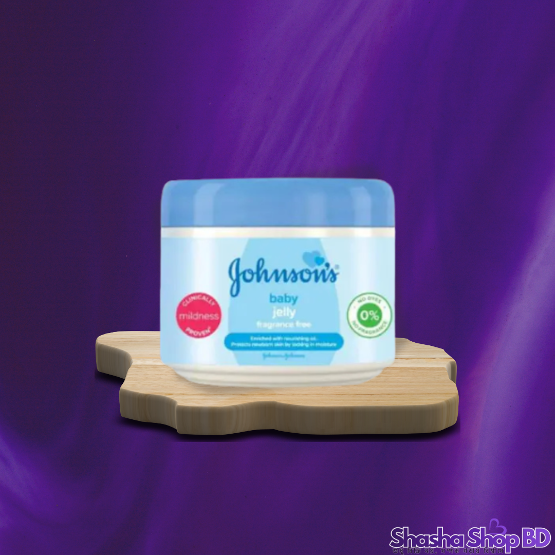 Johnson's Baby Jelly Fragrance Free – 250ml (Pure & Gentle Protection – সুগন্ধিমুক্ত এবং স্পর্শকাতর ত্বকের জন্য সেরা সুরক্ষা!)