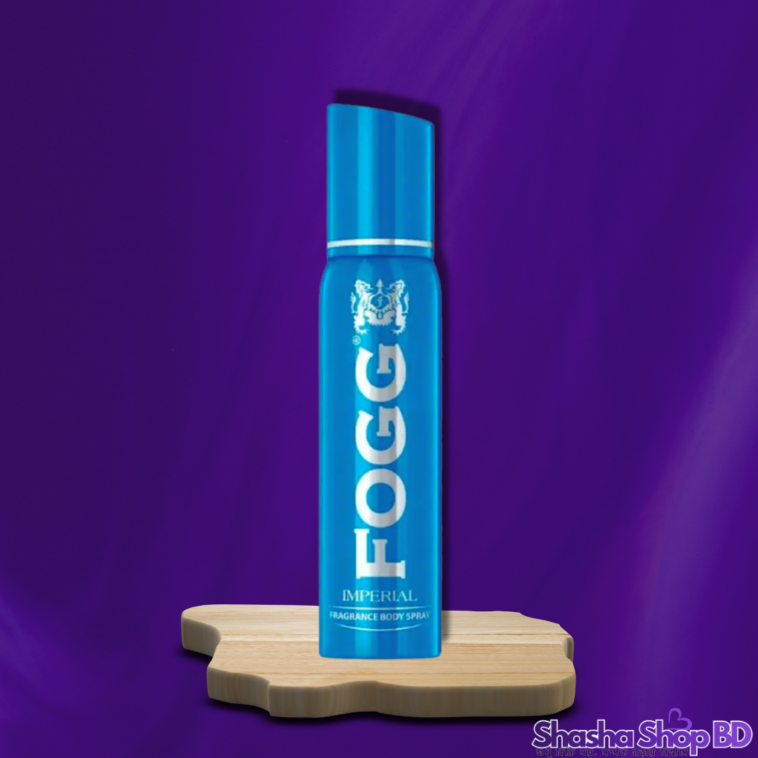 FOGG Imperial Fragrance Body Spray – 120ml (Sophisticated, Royal & Long-lasting – আপনার ব্যক্তিত্বে আনুন রাজকীয় আভিজাত্য আর সতেজতা!)