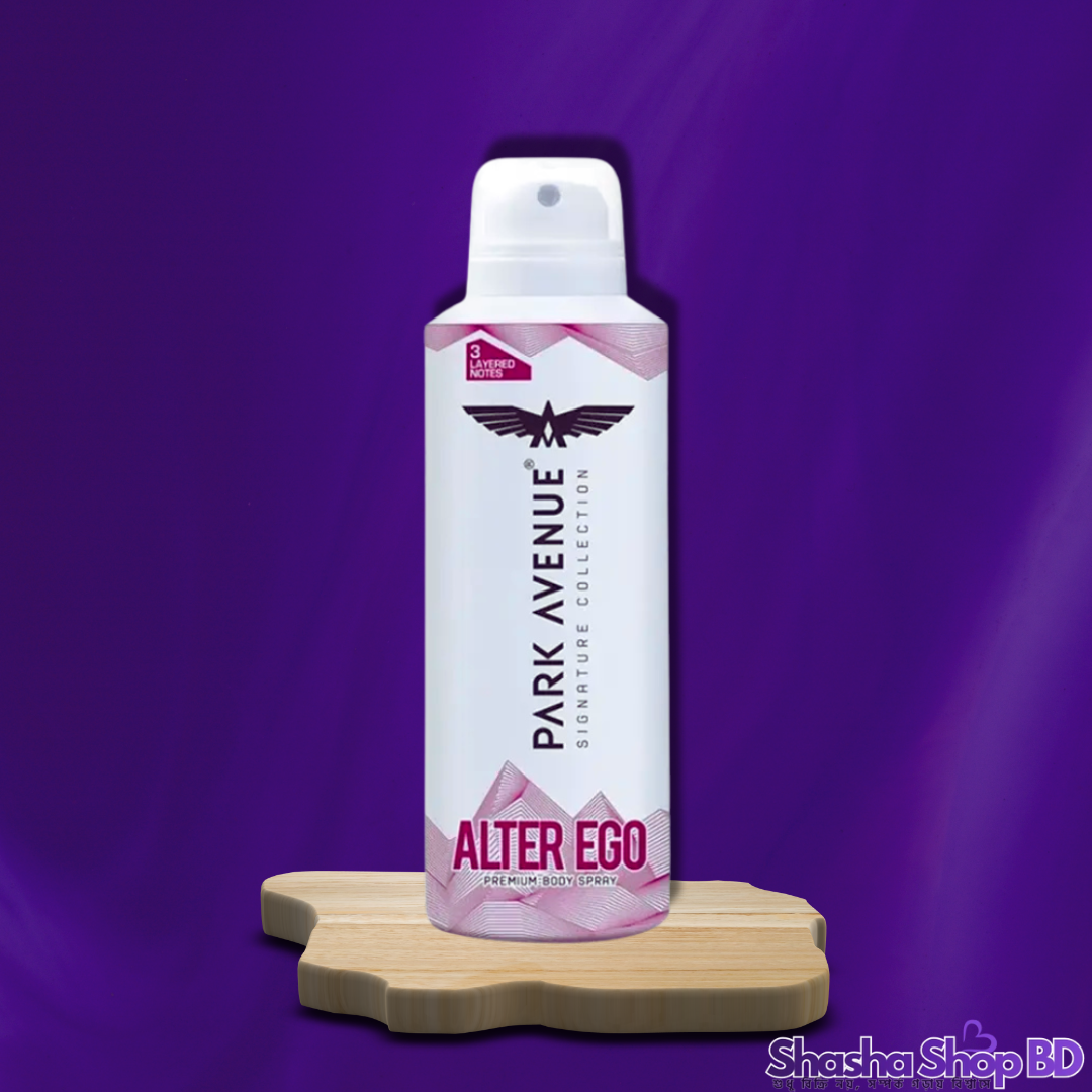 Park Avenue Alter Ego Signature Collection Body Spray – 150ml (Bold, Irresistible & Long-lasting – আপনার ব্যক্তিত্বে যোগ করুন এক অনন্য এবং শক্তিশালী আবেশ!)