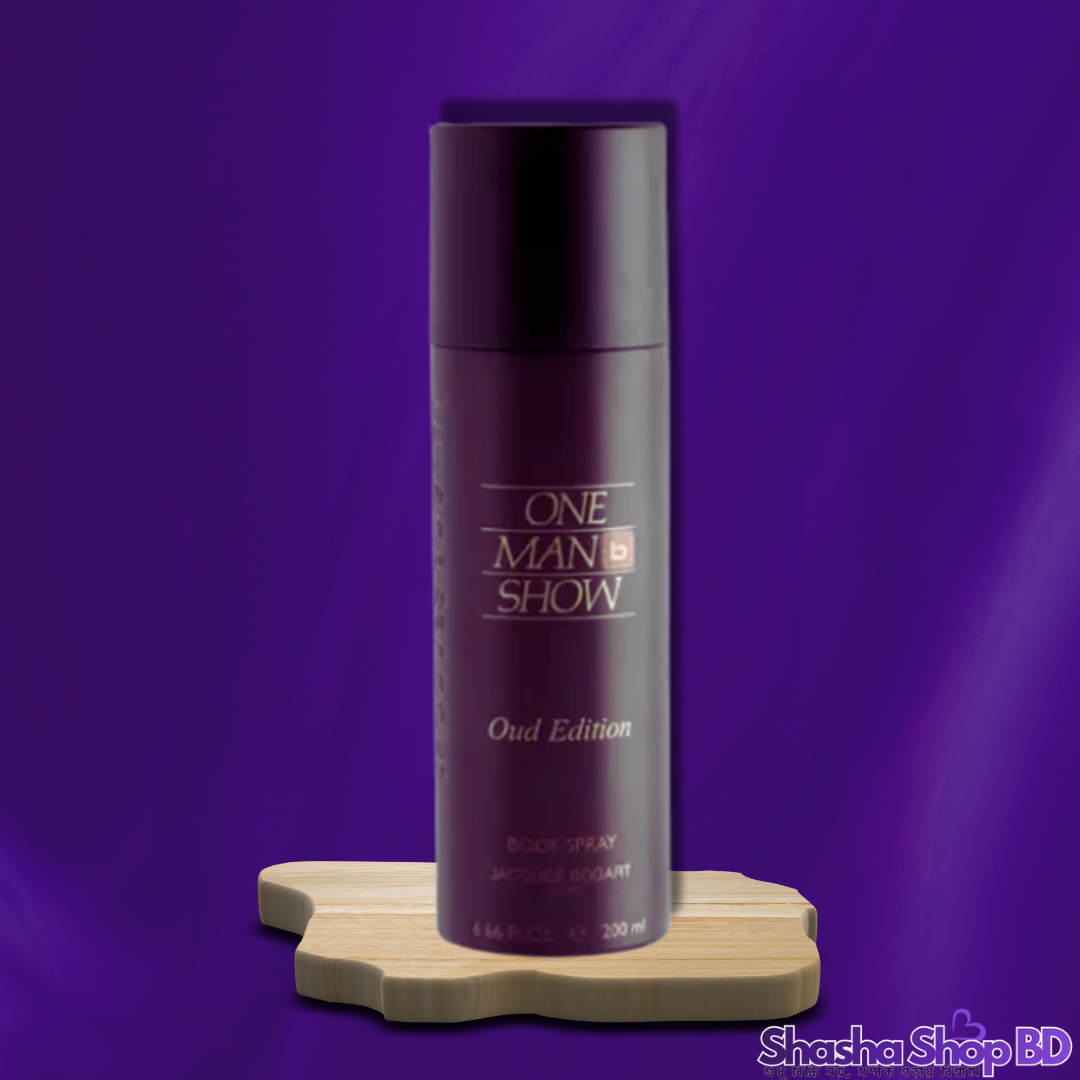 Jacques Bogart One Man Show Oud Edition Body Spray – 200ml (Mysterious, Powerful & Deep – আভিজাত্য আর ঐতিহ্যের এক শক্তিশালী সংমিশ্রণ!)