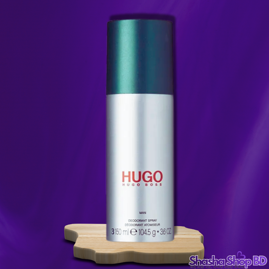 Hugo Boss Man Green Deodorant Spray – 150ml (Fresh, Iconic & Masculine – আধুনিক পুরুষের আভিজাত্য আর সতেজতার এক অনন্য স্বাক্ষর!)