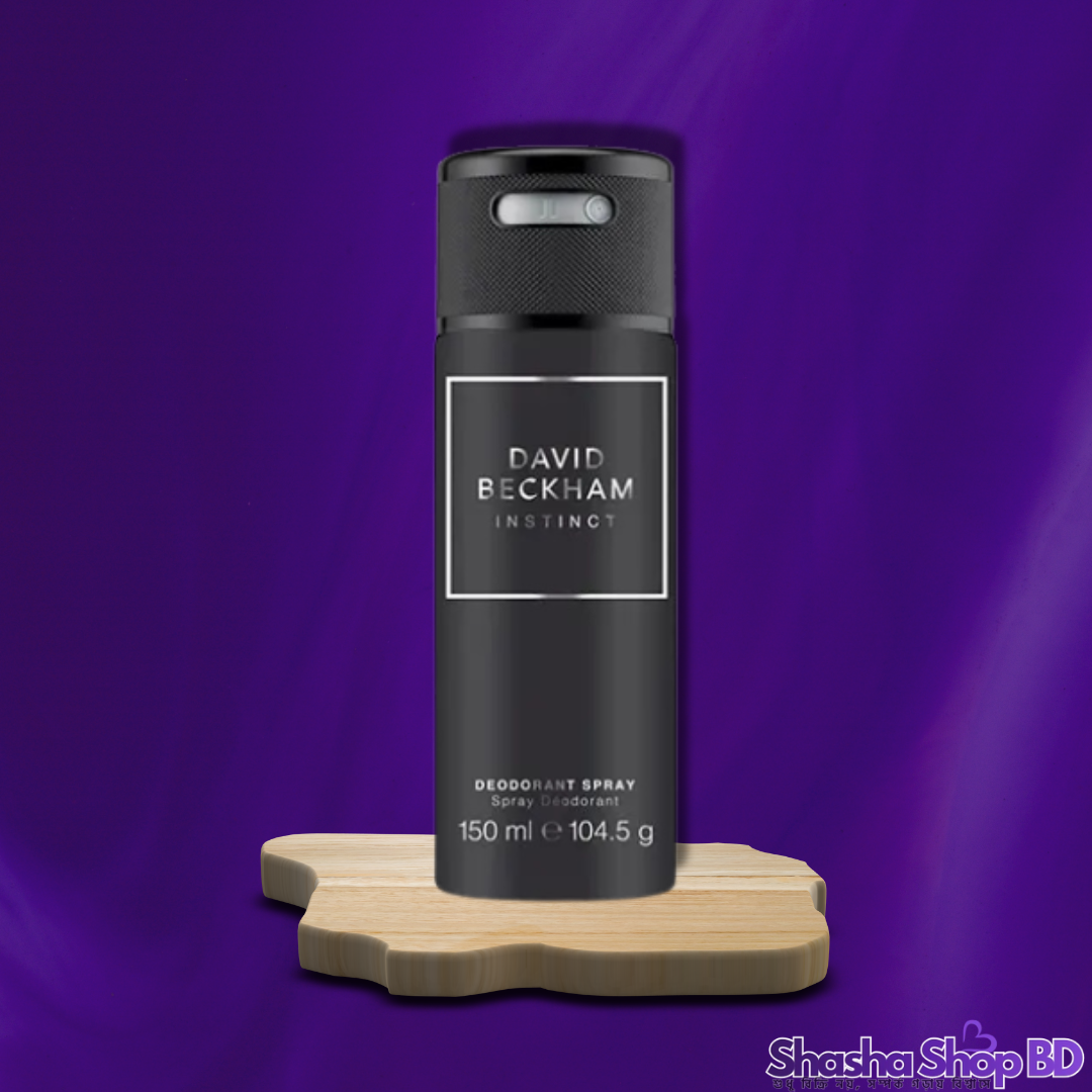 David Beckham Instinct Deo Body Spray – 150ml (Authentic, Bold & Magnetic – আপনার ব্যক্তিত্বে যোগ করুন এক আধুনিক ও আত্মবিশ্বাসী আবেশ!)