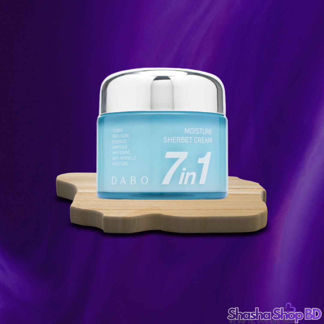 DABO 7 in 1 Moisture Sherbet Cream (100ml) (7 Benefits in 1, Instant Cooling & Deep Hydration – ত্বকের মাল্টি-ভিটামিন কেয়ার ও জাদুকরী সতেজতা!)