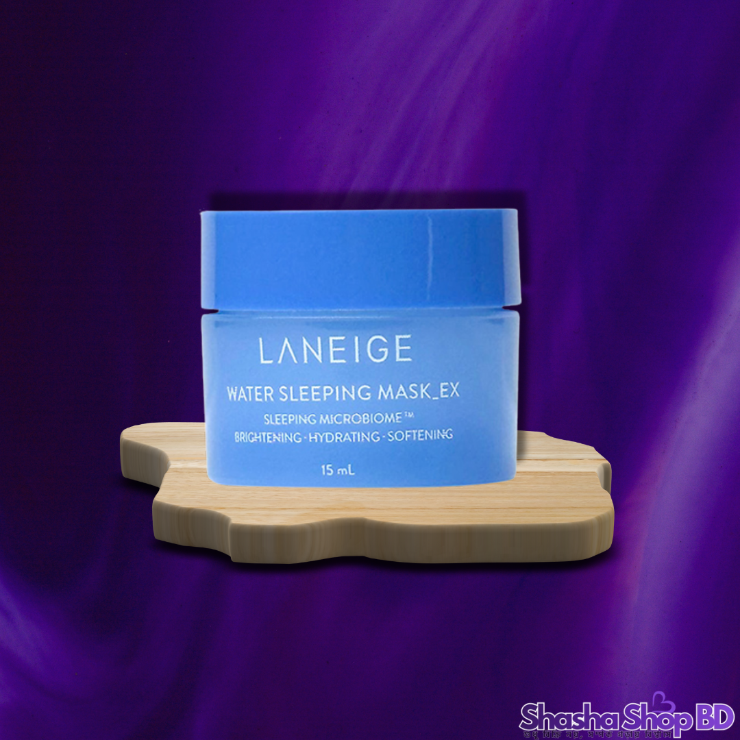 Laneige Water Sleeping Mask EX (15ml - Travel Size) (Overnight Revitalizing, Sleeping Micro-Biome™ & Intense Hydration – রাতে ঘুমানোর সময় ত্বককে দিন জাদুকরী সতেজতা!)