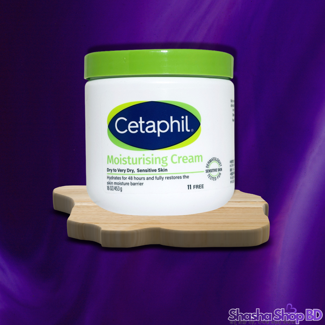Cetaphil Moisturising Cream (453g - Huge Size) (Very Dry to Dry, Sensitive Skin & 24 Hour Hydration – ডাক্তারদের এক নম্বর পছন্দের ময়েশ্চারাইজার!)