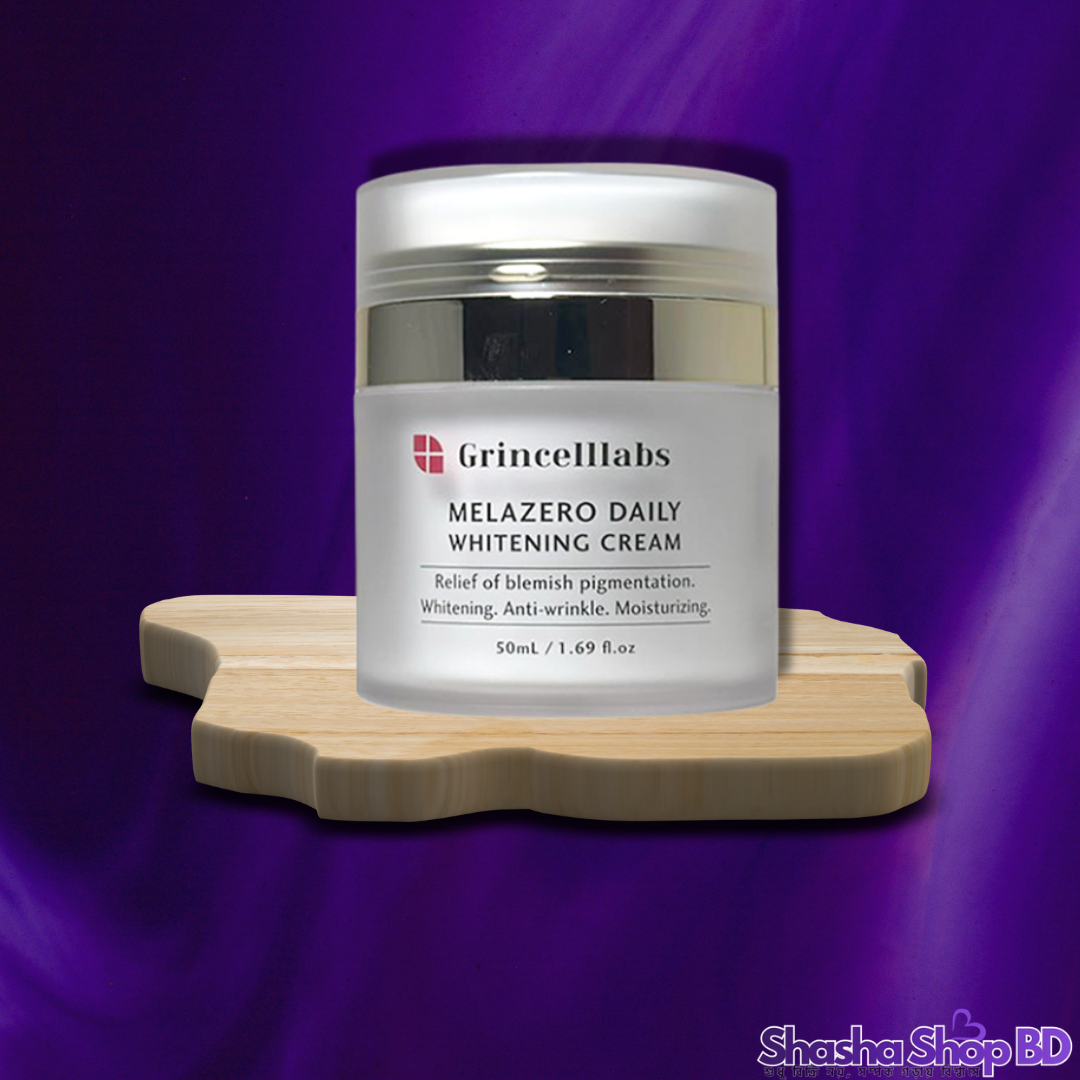 Grincelllabs Melazero Daily Whitening Cream (50ml) (Melazero Technology, Dark Spot Eraser & Intense Brightening – মেছতা ও জেদি কালো দাগ দূর করার আধুনিক সমাধান!)