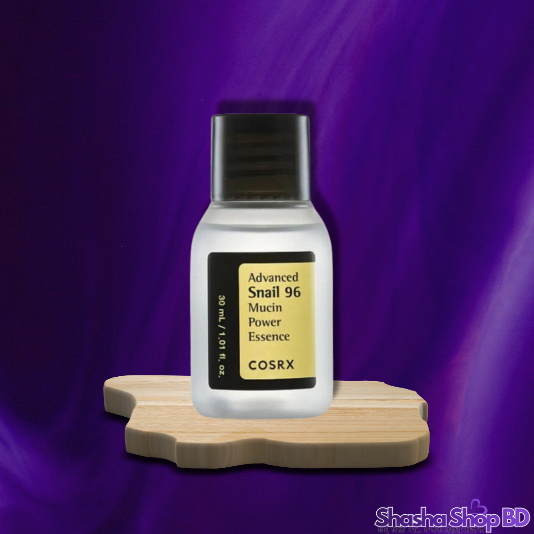 COSRX Advanced Snail 96 Mucin Power Essence (30ml - Mini Size) (96% Snail Secretion Filtrate, Deep Hydration & Repair – এক রাতেই ত্বকের উজ্জ্বলতা এবং কোমলতার ম্যাজিক!)