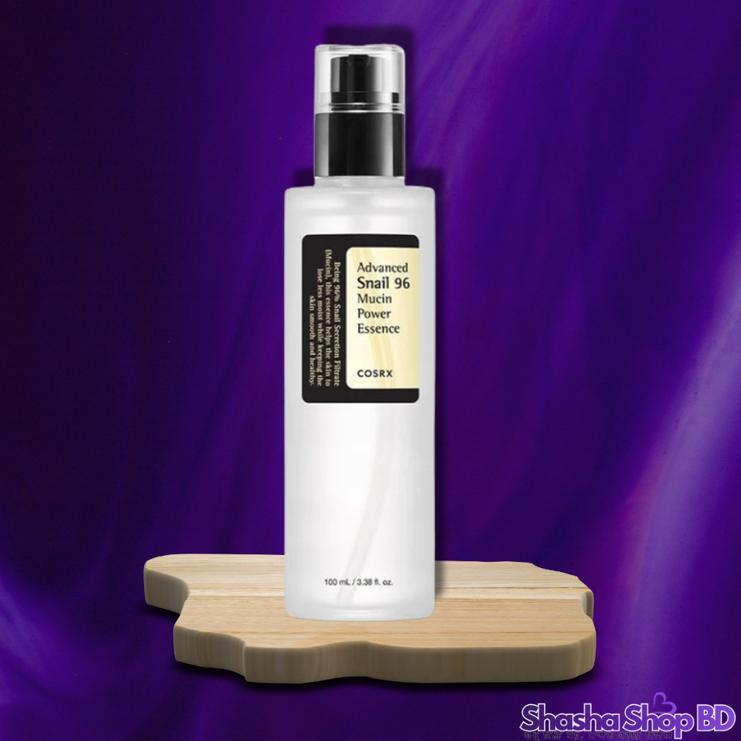 COSRX Advanced Snail 96 Mucin Power Essence (100ml) (96% Snail Secretion Filtrate, Intense Repair & Natural Glow – গ্লাস স্কিন পাওয়ার আসল রহস্য!)