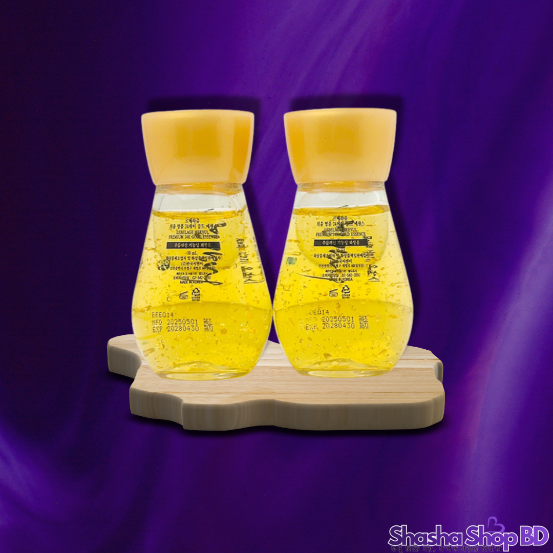LEBELAGE Heeyul Premium 24k Gold Essence (30ml) (Pure 24k Gold, Deep Nutrition & Skin Elasticity – প্রিমিয়াম গোল্ড কেয়ারে পান লাবণ্যময় ও তরুণ ত্বক!)
