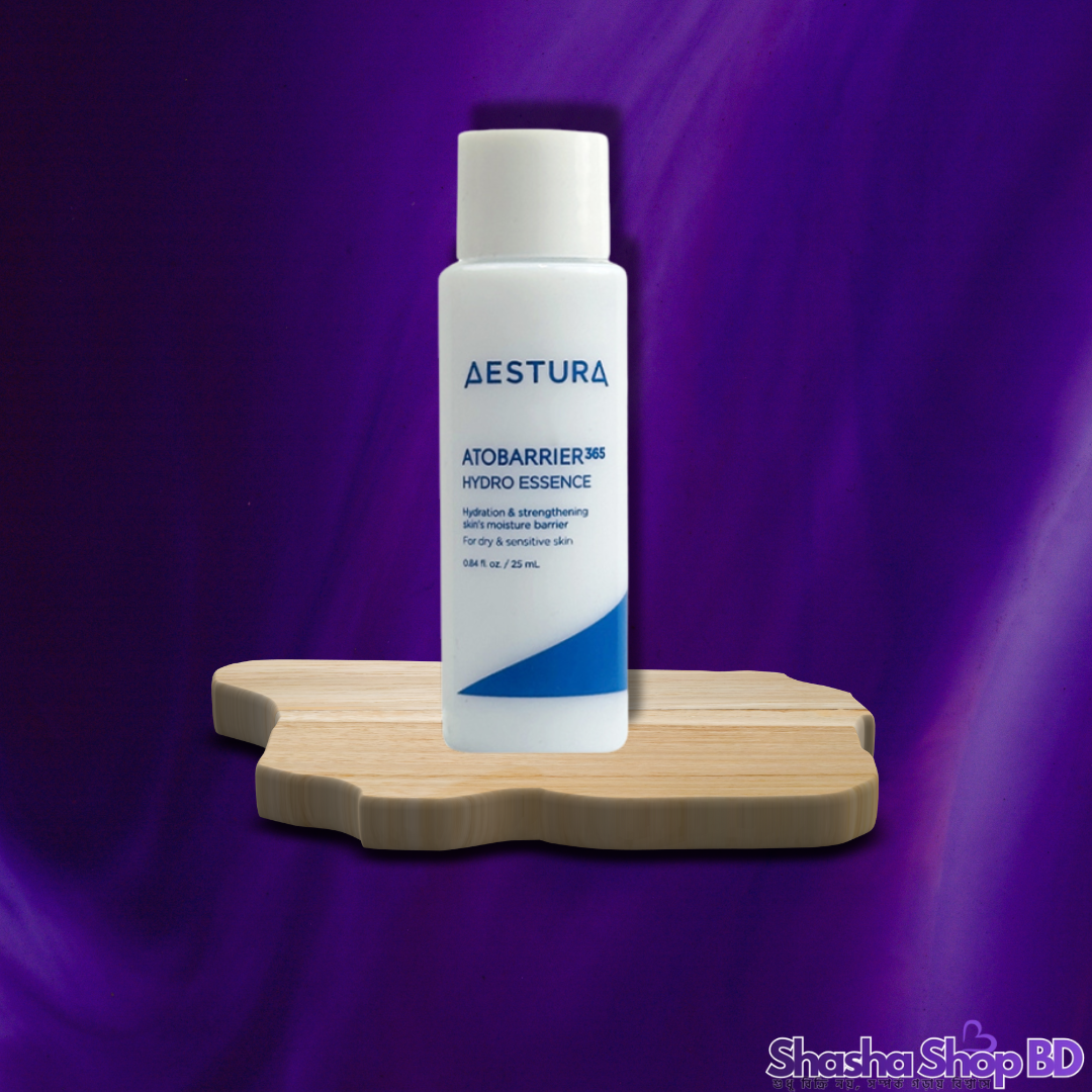 AESTURA Atobarrier 365 Hydro Essence (25ml) (Ceramide NP, 30 Types of Nutrients & Skin Barrier Repair – শুষ্ক ও সেনসিটিভ ত্বকের জন্য গভীর আর্দ্রতার সমাধান!)