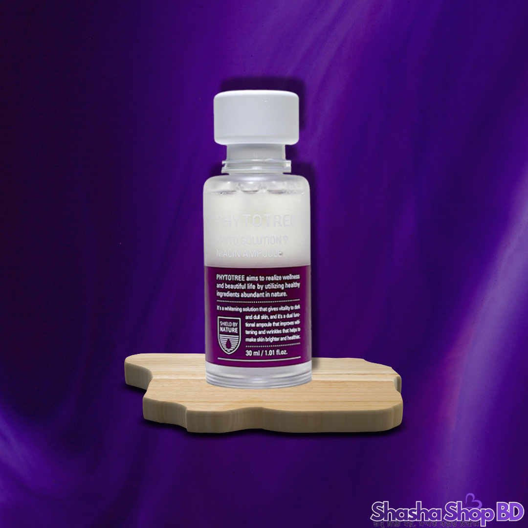 Phytotree Phyto Solution 9 Niacin Ampoule (30ml) (High-Strength Niacinamide, Pore Care & Spot Solution – দাগমুক্ত এবং উজ্জ্বল ত্বকের পারফেক্ট সল্যুশন!)