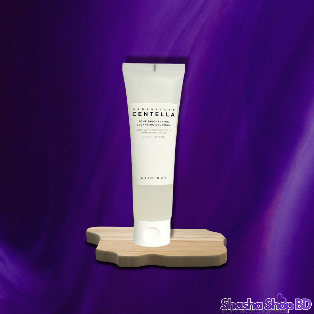 SKIN1004 Madagascar Centella Tone Brightening Cleansing Gel Foam (125ml) (Soothing & Deep Brightening – মাদাগাস্কারের সিকা এবং ব্রাইটেনিং ক্যাপসুলের জাদুতে পান কাঁচের মতো স্বচ্ছ ত্বক!)