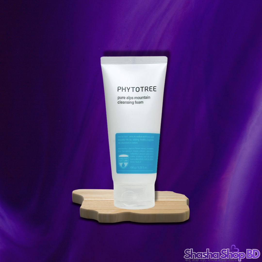 Phytotree Pure Alps Mountain Cleansing Foam (150ml) (Pure Hydration & Nature’s Care – আল্পস পর্বতের বিশুদ্ধতায় ত্বককে করুন পুনরুজ্জীবিত!)