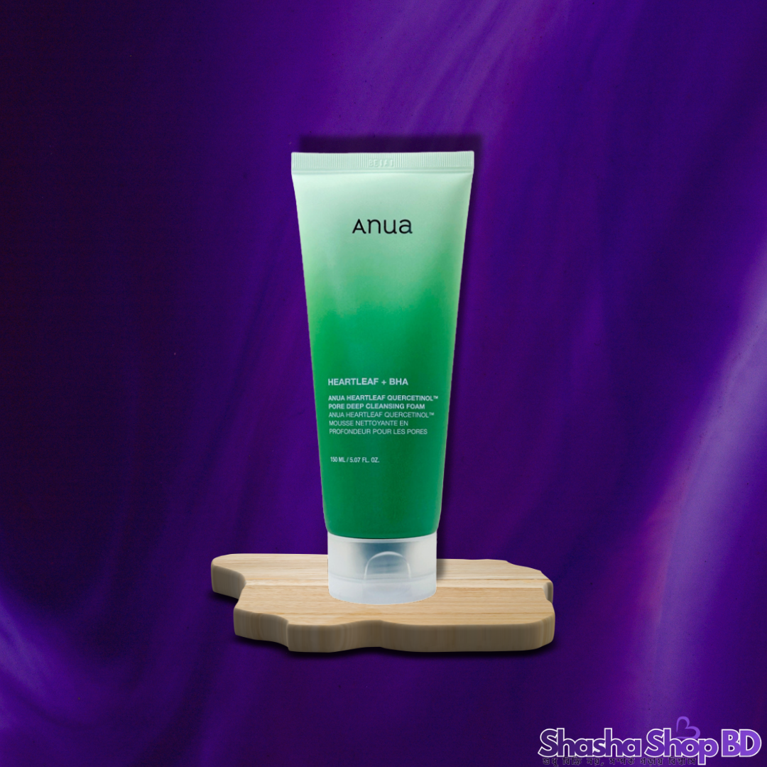 Anua Heartleaf Quercetinol Pore Deep Cleansing Foam (150ml) (The Ultimate Pore Expert – পোরস ক্লিন করতে এবং ত্বককে শান্ত রাখতে বর্তমানের ১ নম্বর কোরিয়ান ক্লিনজার!)