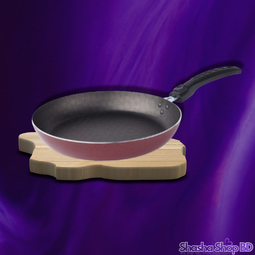 🍳 Al Abra Super Beam Fry Pan with Cover (22 cm - FC22) (Superior Cooking Performance – মজবুত গড়ন আর স্বাস্থ্যসম্মত রান্নার নিখুঁত সমন্বয়!)