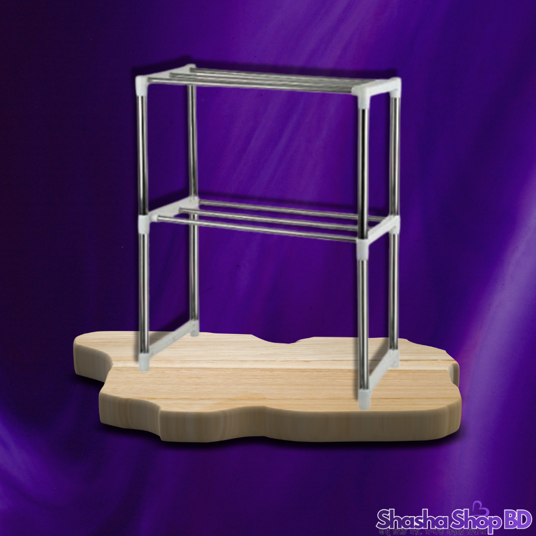 CC Multi Function Telescopic Framework (NO.8018) (Space-Saving Organization Solution – আপনার রান্নাঘর ও ঘরকে রাখুন পরিপাটি এবং স্মার্ট!)