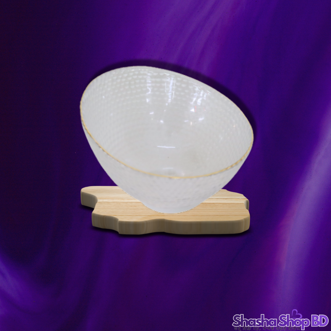 Eastsun Glass Bati with Gold Rim (Model: JS180) (Sparkling Elegance & Timeless Design – আপনার ডাইনিং টেবিলে নিয়ে আসবে শৈল্পিক আভিজাত্য!)