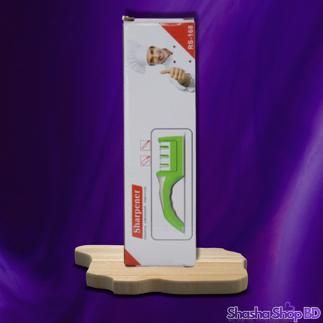 🔪 CC Kitchen Knife Sharpener (Model: YD-168 / RS-168) (Professional Sharpening at Home – আপনার রান্নাঘরের ভোঁতা ছুরিগুলোকে করুন নতুনের মতো ধারালো!)