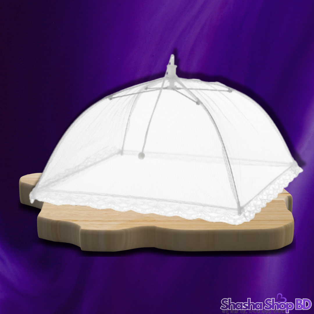 🍽️ CC Food Cover Umbrella Style Net - 75 cm (Keep Your Food Safe & Fresh – আপনার খাবারকে রাখুন মাছি এবং ধুলোবালি থেকে সম্পূর্ণ মুক্ত!)