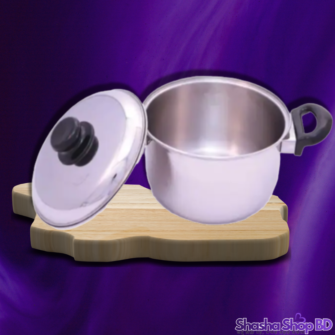 🍲 SKB Sauce Pan With SS Lid & Bakelite Handle - 24 cm (Durable Performance & Smart Cooking – আপনার কিচেনের দীর্ঘস্থায়ী এবং বিশ্বস্ত সঙ্গী!)