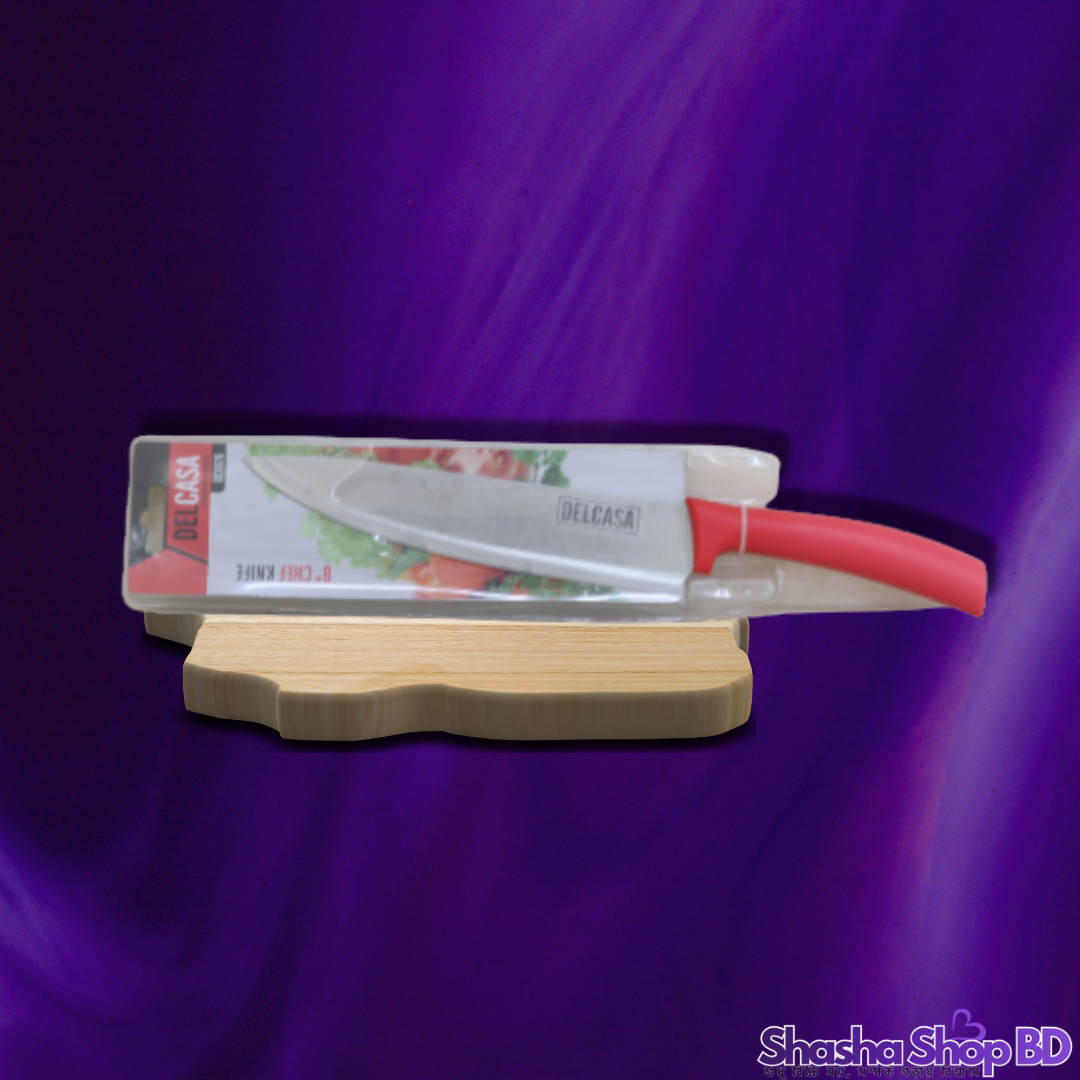 🔪 Delcasa Chef Knife 8 Inches (Model: DC1826) (Precision Cutting for Every Kitchen – আপনার রান্নার প্রতিটি কাটকে করুন নিখুঁত ও সহজ!)