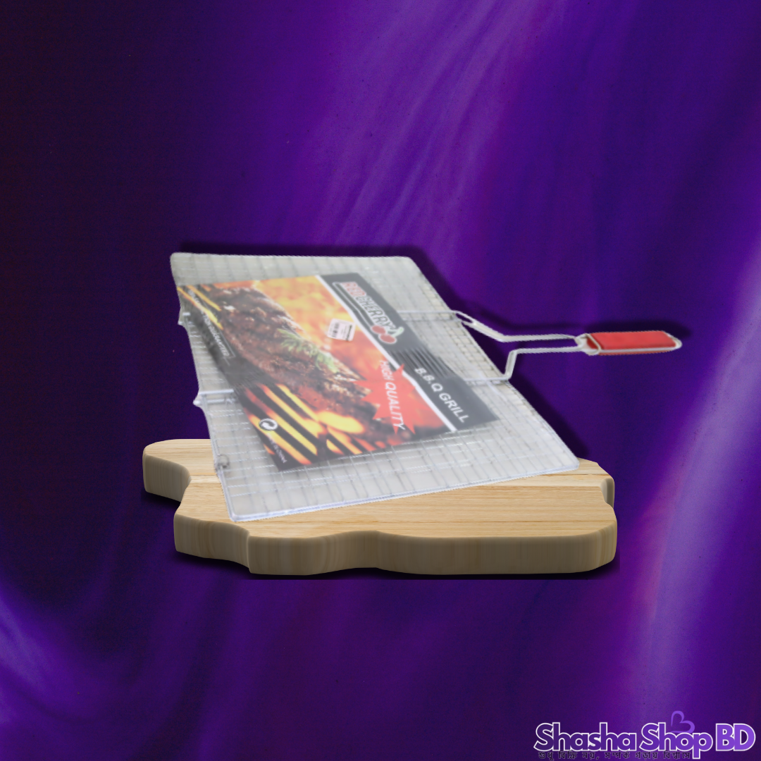 🔥 Red Cherry BBQ Grill Mat (Large) - Model: BG-2018 (Flawless Grilling Experience – আপনার বারবিকিউ হোক একদম ঝামেলামুক্ত, পরিষ্কার এবং পারফেক্ট!)