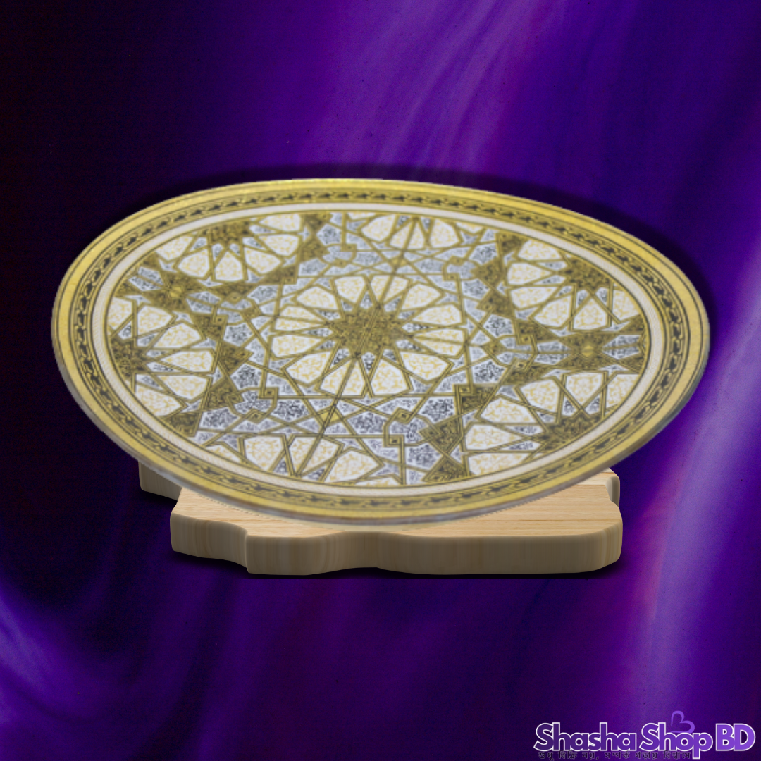 🍽️ Loocl Royal Glass Flat Plate - Model: 7062-A (Mahdis) (Experience Royal Dining – আপনার ডাইনিং টেবিলে নিয়ে আসুন রাজকীয় আভিজাত্যের ছোঁয়া!)
