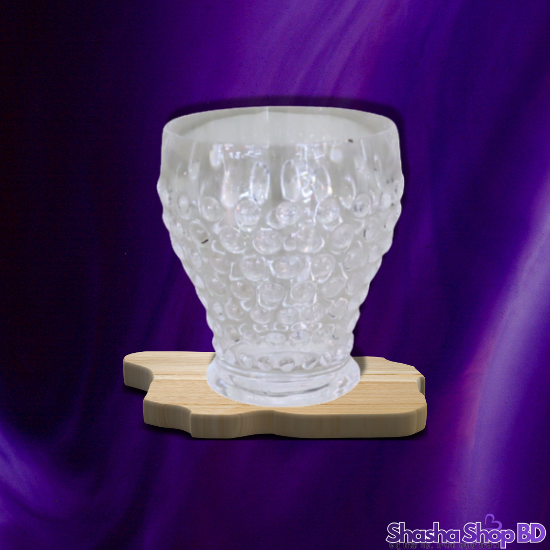 ☕ Loocl Clear Hobnail Mug - Model: ACF102 (Classic Texture, Refined Elegance – আপনার প্রতিটি চুমুকে নিয়ে আসুক শৈল্পিক আভিজাত্য!)