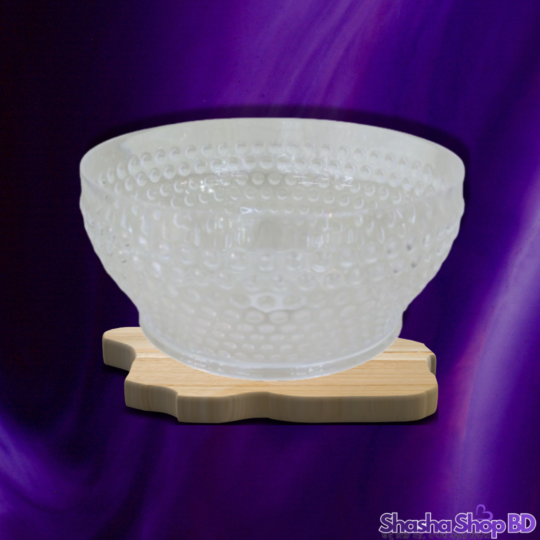 🥗 Loocl 10-Inch Hobnail Glass Salad Bowl - Model: ACF315 (Sophisticated Serving, Timeless Style – আপনার ডাইনিং টেবিলে নিয়ে আসুন আভিজাত্যের নতুন মাত্রা!)