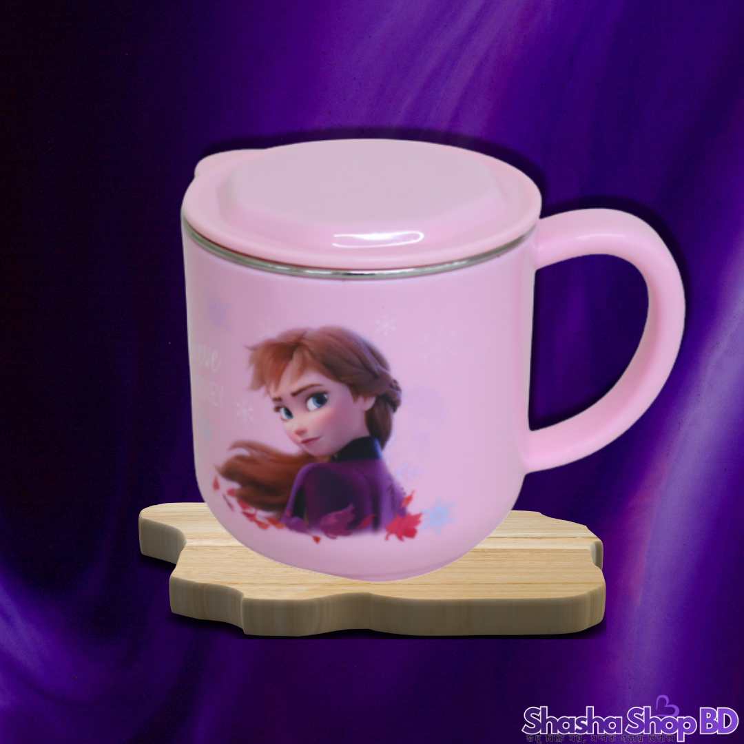 🥤 Disney Children Premium Water Cup with Lid - Model: DP2443 (300 ml) (Hydration with Magic – আপনার সোনামণির প্রতিদিনের পানি বা দুধ পান হোক আরও আনন্দদায়ক!)