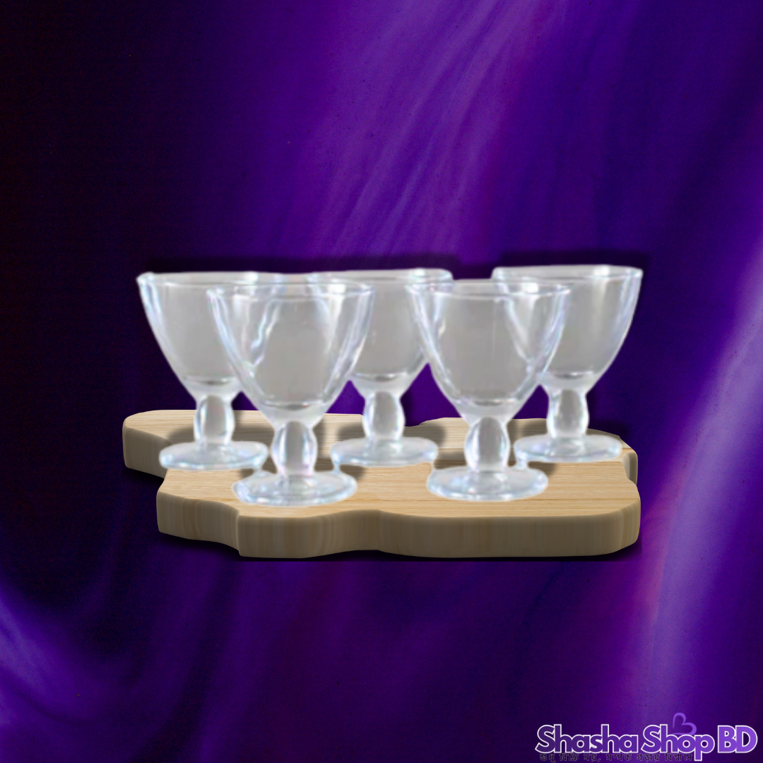 🍨 RE Premium Glass Ice Cream Cup Set - Model: 1800 (102938) (Sweet Moments, Elegant Serving – আপনার ডেজার্ট পরিবেশনে নিয়ে আসুন আভিজাত্যের ছোঁয়া!)