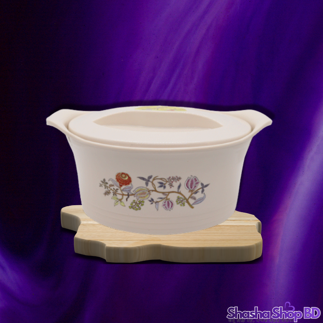 🍲 Romantic Home Hot & Cold Insulated Casserole Set (5 Pcs) - Model: HCF-3N (Keep Your Food Fresh & Warm – আপনার ডাইনিং টেবিলে নিয়ে আসুক সতেজ খাবারের নিশ্চয়তা!)