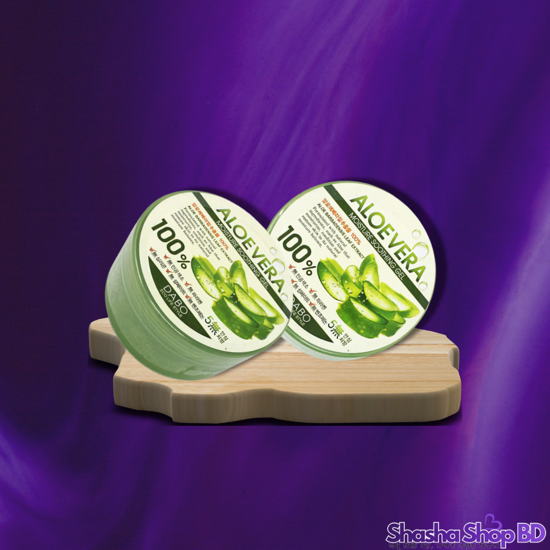 Dabo Aloe Vera Moisture Soothing Gel - 300 ml (Pure Hydration, Natural Soothing – অ্যালোভেরার স্নিগ্ধতায় ত্বক থাকুক সতেজ ও প্রাণবন্ত!)