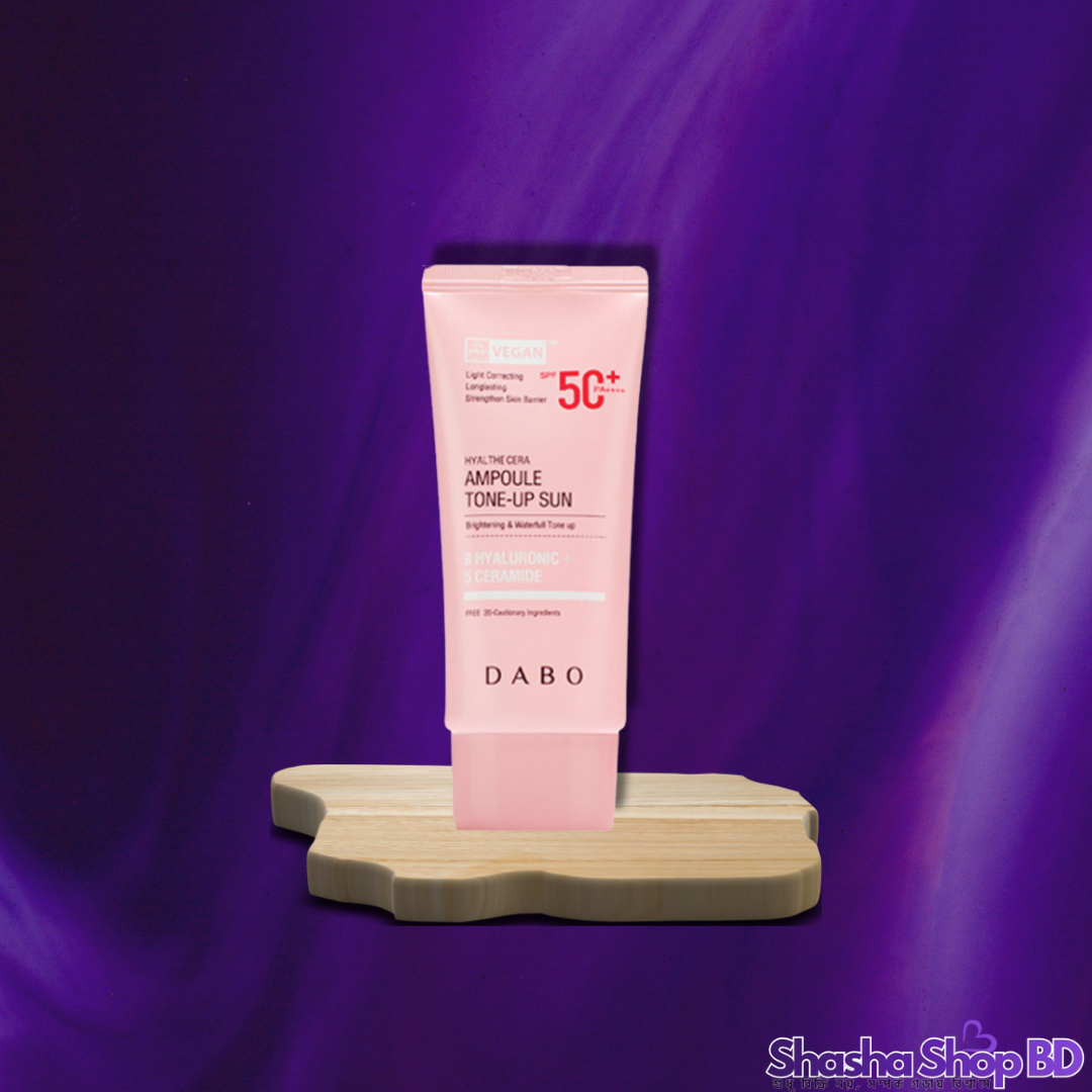 ☀️ Dabo Hyal The Cera Ampoule Tone-Up Sun - 50 ml (Sun Protection + Deep Hydration + Barrier Repair – সিরামের পুষ্টি আর টোন-আপ গ্লো এখন একসাথেই!)