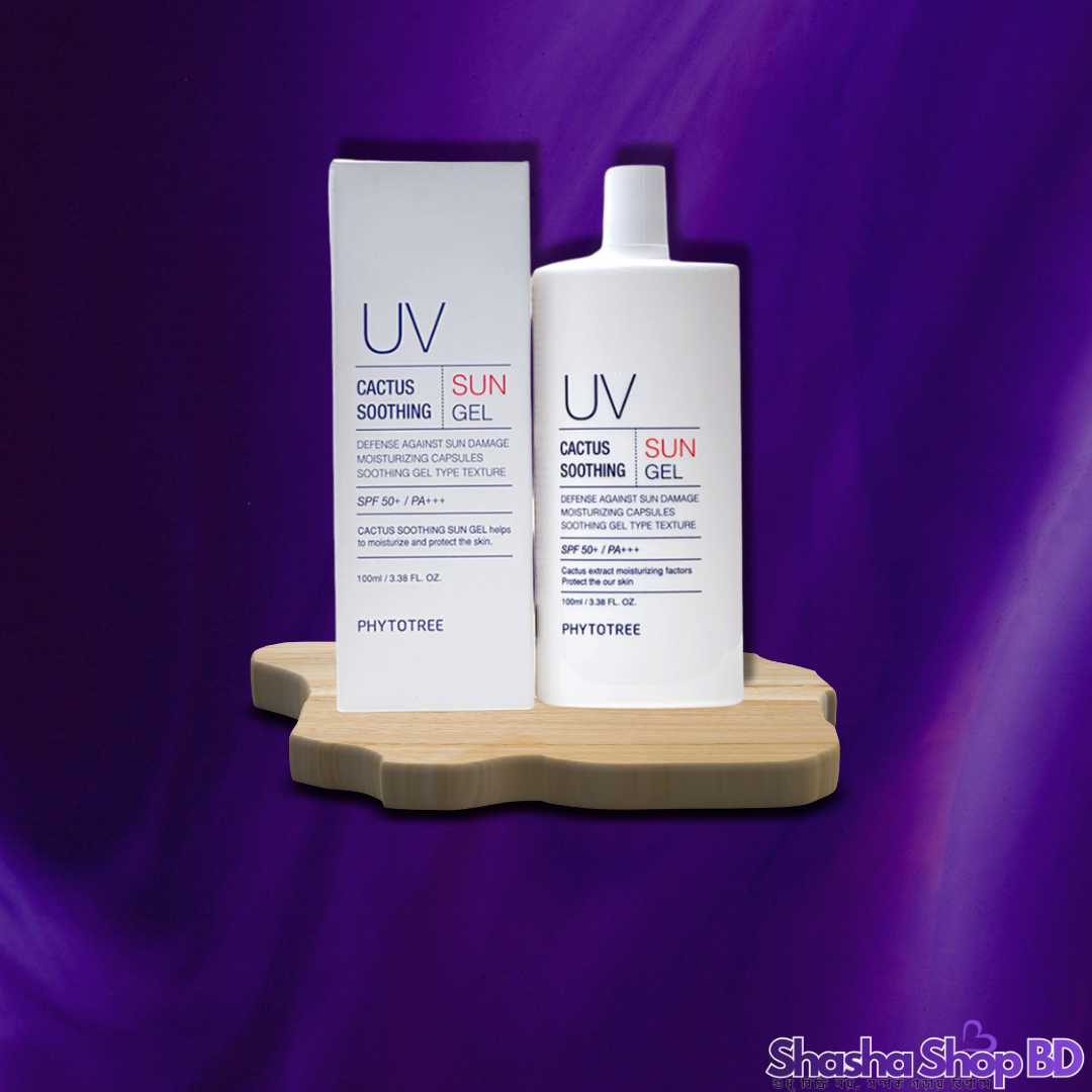 ☀️ Phytotree Cactus Soothing Sun Gel - 100 ml (Infinite Hydration, Maximum Protection – ক্যাকটাসের জাদুতে ত্বক থাকুক শীতল ও রোদের ক্ষতি থেকে মুক্ত!)