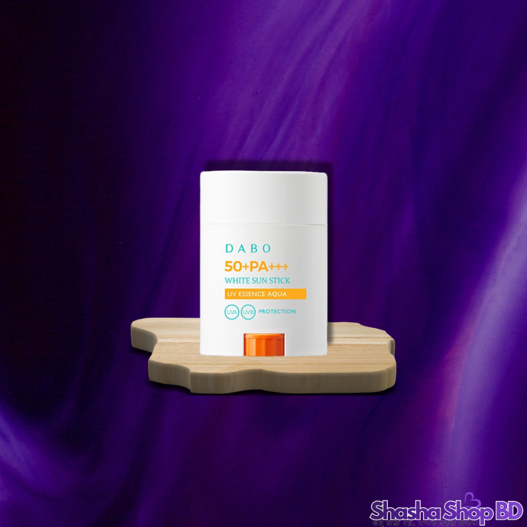 ☀️ Dabo White Sun Stick UV Essence Aqua - 20g (Watery Essence + Instant Cooling + Easy Swipe – রোদে পোড়া ত্বককে শীতল রাখুন পানির মতো স্বচ্ছ সুরক্ষায়!)