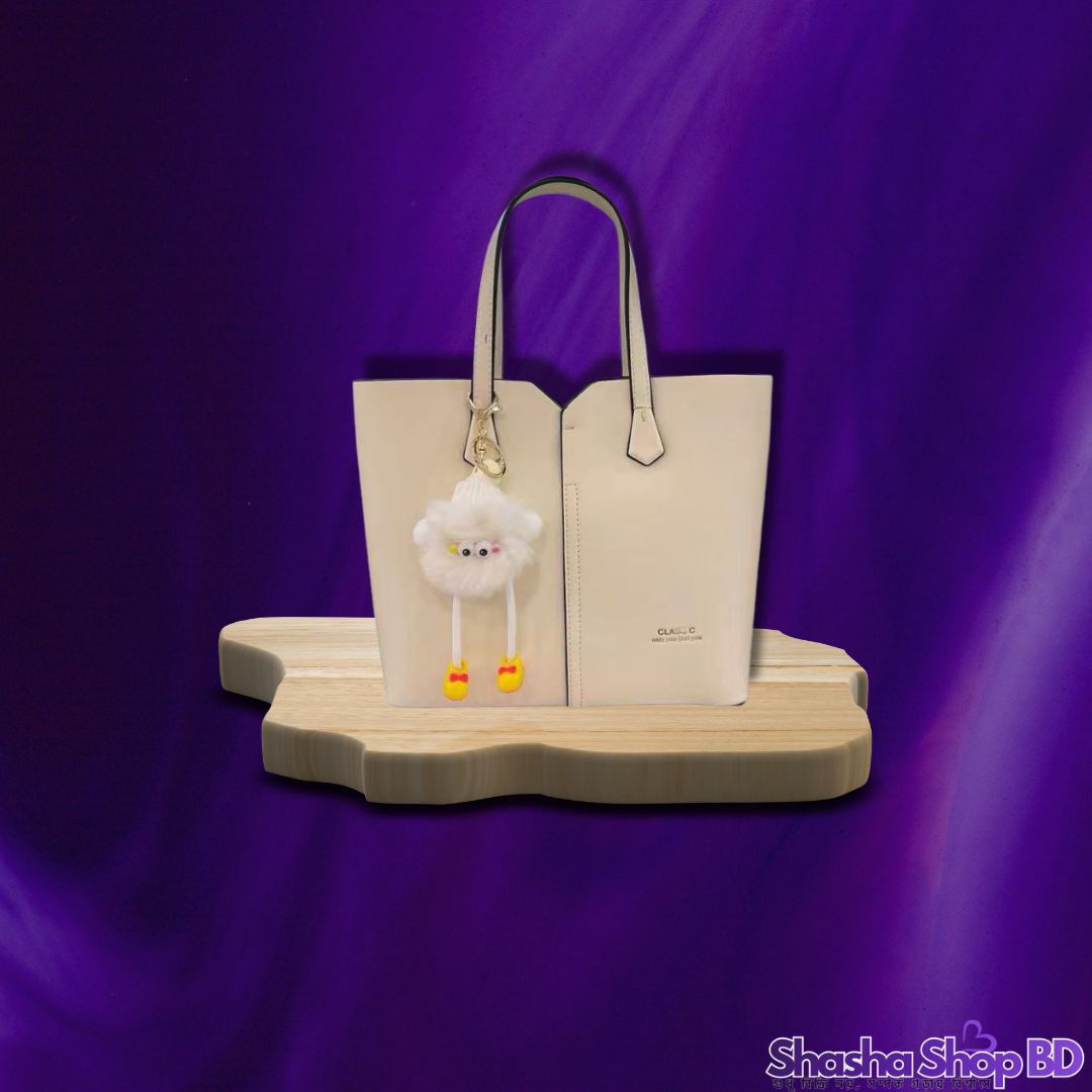 এলিগেন্ট বড় সাইজ লেডিস টোট হ্যান্ডব্যাগ - Premium Large Size Tote Handbag for Women