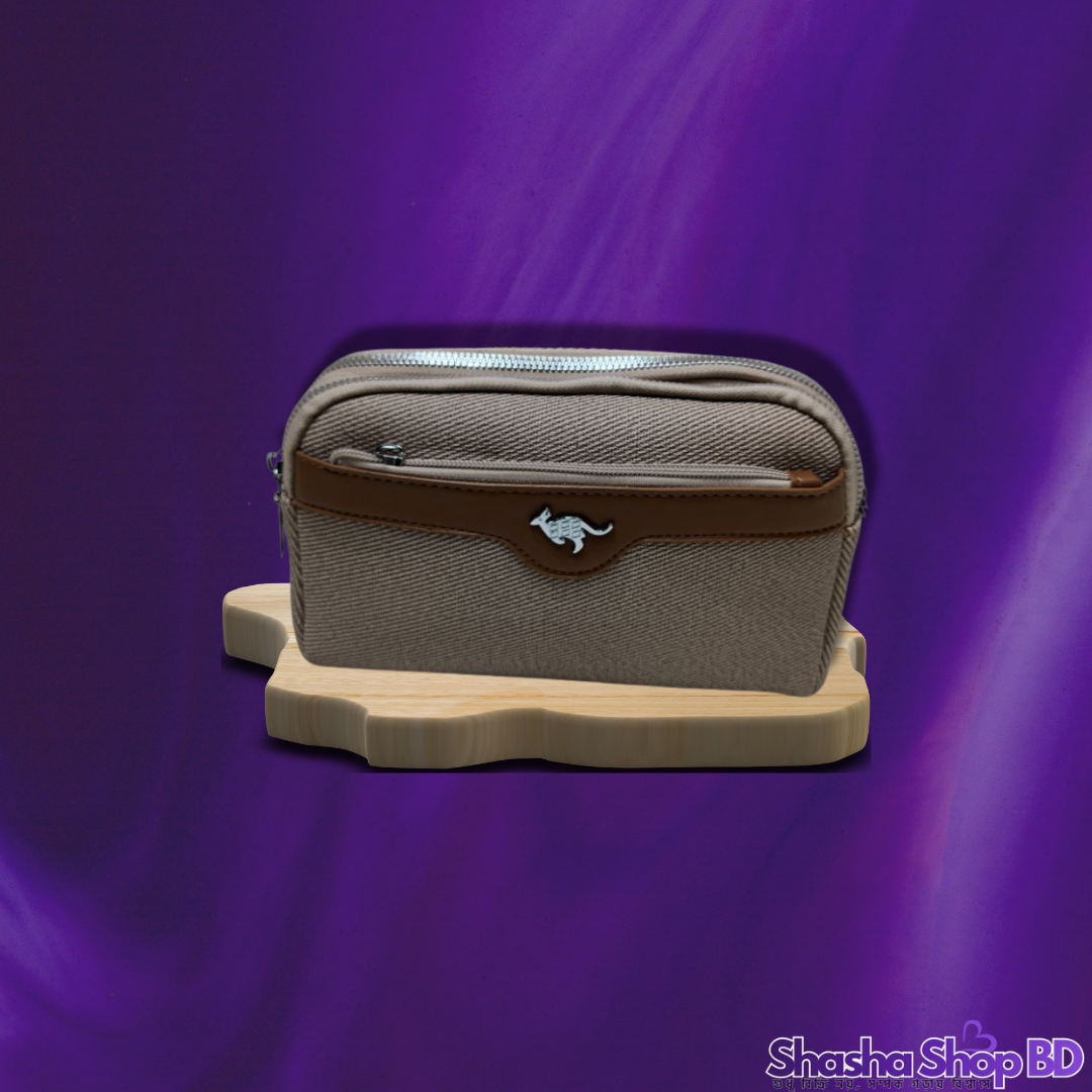 প্রিমিয়াম কোয়ালিটি Kangaroo Logo Purse Bag – স্টাইলিশ ও টেকসই Travel Pouch!