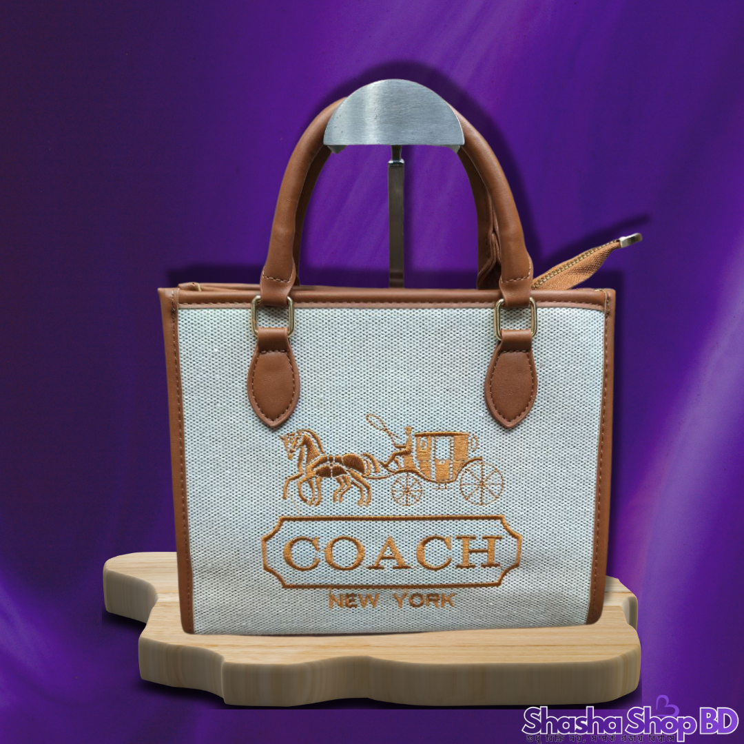 Coach Premium Canvas Tote Bag - স্টাইলিশ ও গর্জিয়াস কালেকশন by Shasha Shop BD