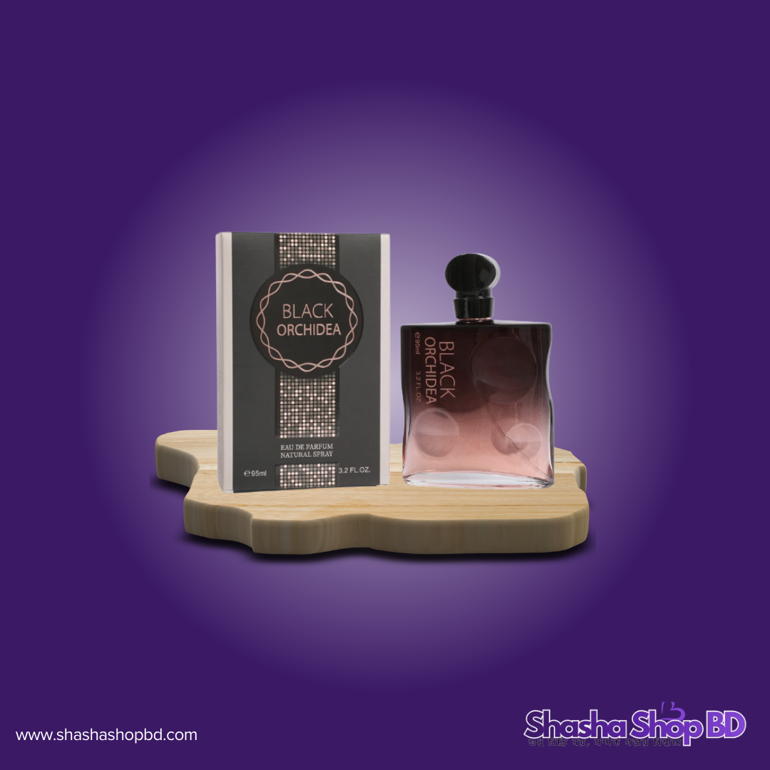 🖤 Royal Fragrance Black Orchidea RF26191 EDP - 95 ml (The Dark Allure – আভিজাত্য, রহস্য আর মায়াবী সুবাসের এক অনন্য সংমিশ্রণ!)