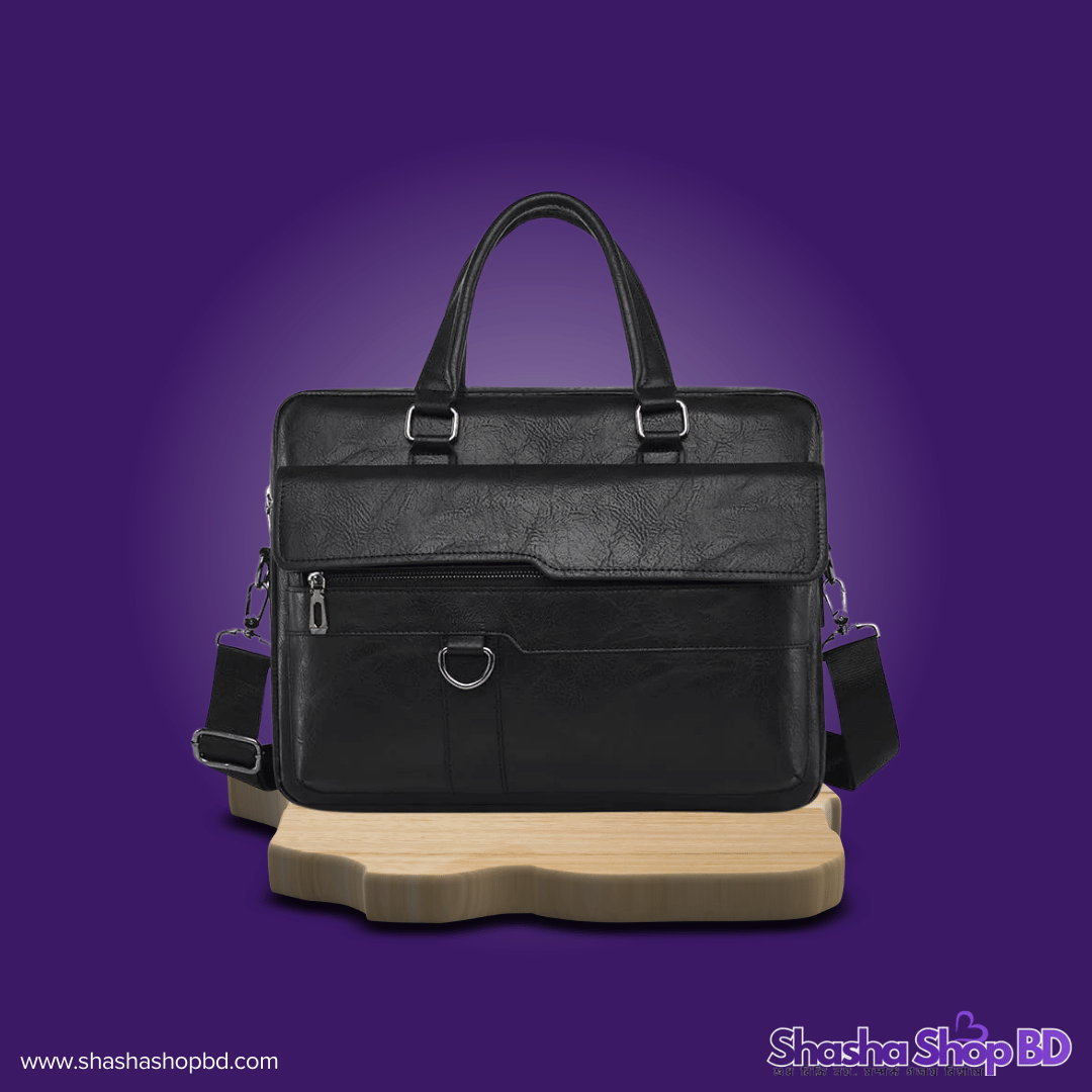 Amsburg Laptop Leather Bag - প্রিমিয়াম কোয়ালিটি লেদার ল্যাপটপ ব্যাগ