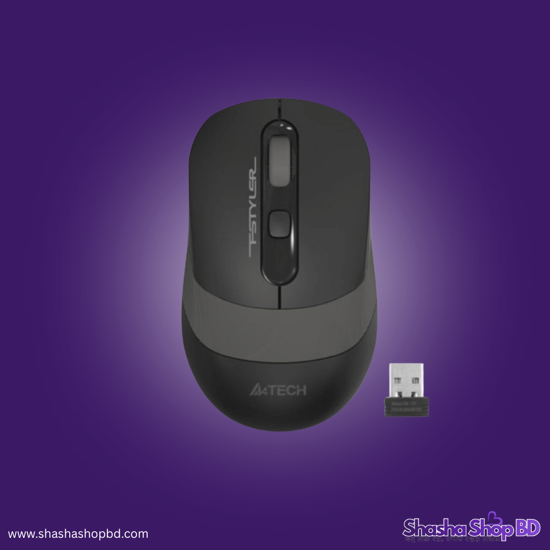 A4Tech FG10 Fstyler Wireless Mouse - স্টাইলিশ ডিজাইন ও স্মুথ পারফরম্যান্সের সেরা কম্বিনেশন