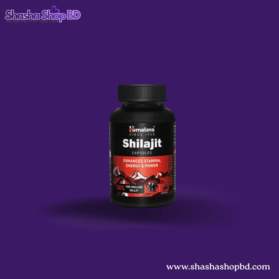 Himalaya Shilajit 100% Pure Himalayan Extract (60 Capsules) | Shasha Shop BD