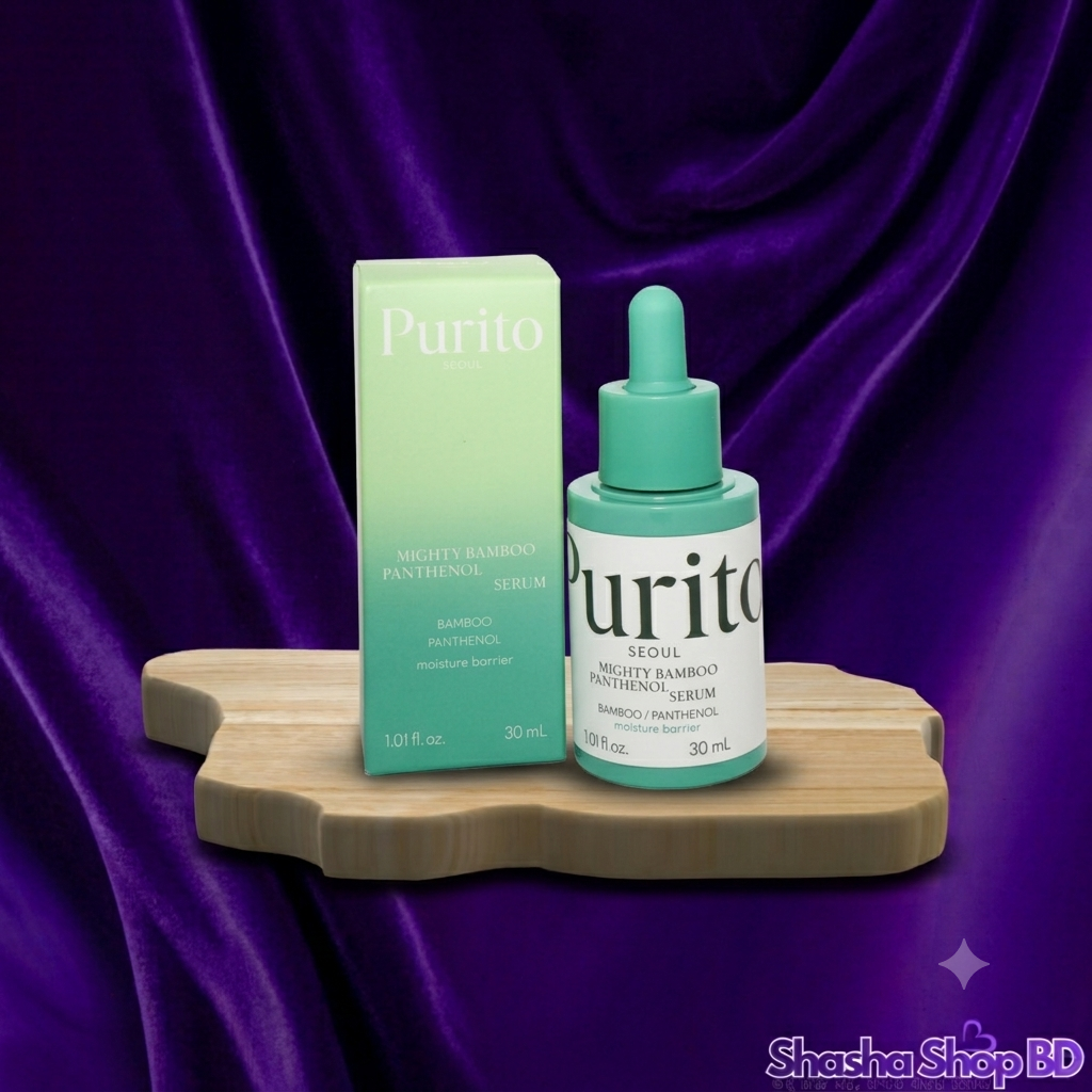 Purito Seoul Mighty Bamboo Panthenol Serum – 30ml (Deep Moisture Barrier & Skin Soothing Solution)