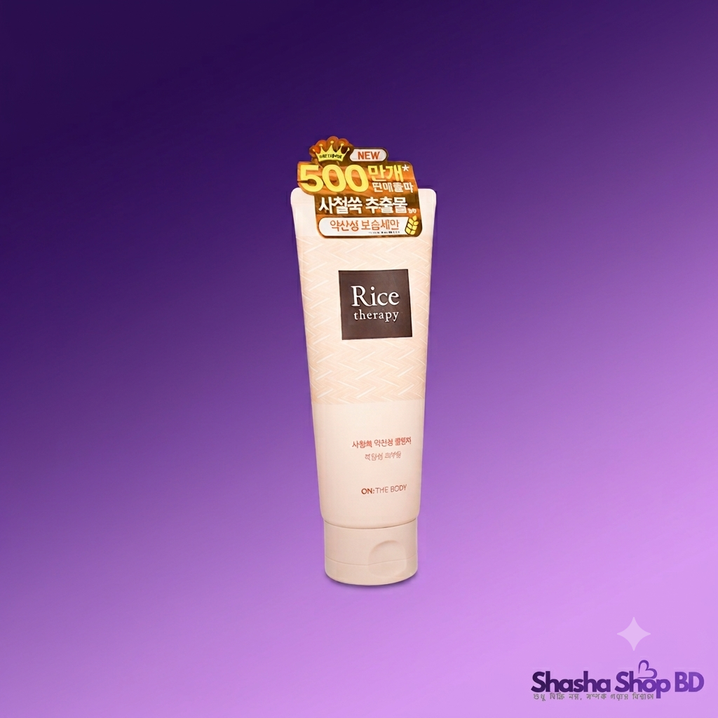 ON:THE BODY Rice Therapy Artemisia pH Balance Cleanser – 150ml (Soothing & Moisture Balancing Foam)