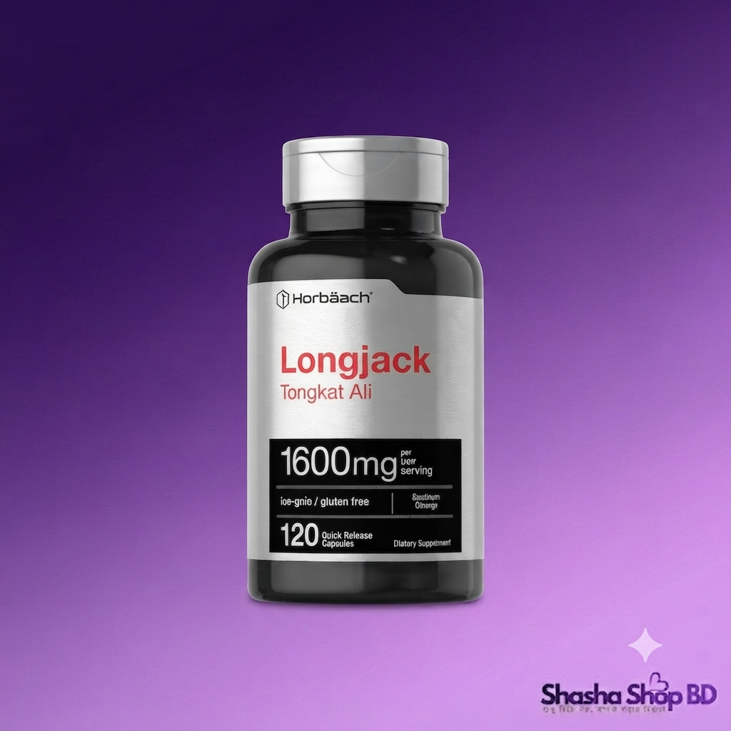 Horbäach Longjack Tongkat Ali 1600mg - 120 Quick Release Capsules | Non-GMO & Gluten Free Original USA Imported