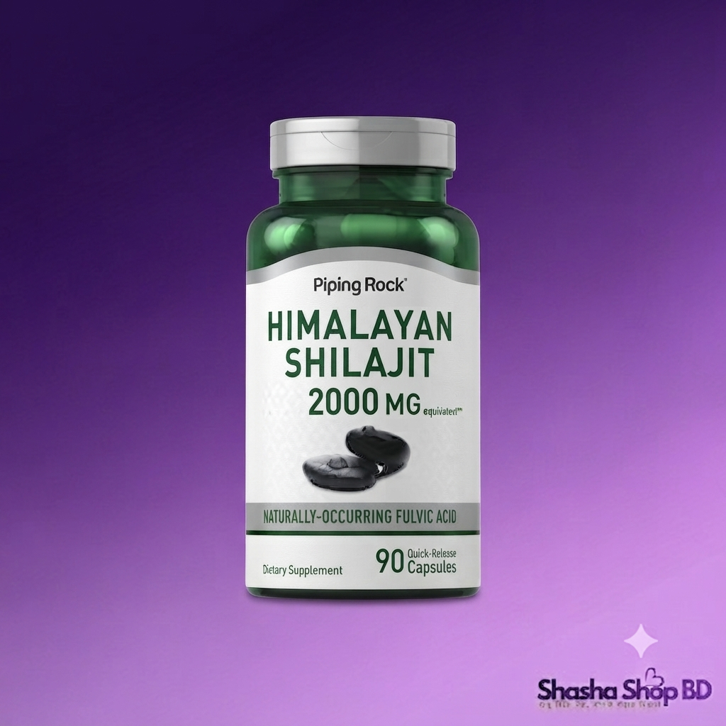 Piping Rock Himalayan Shilajit 2000mg with Natural Fulvic Acid - 90 Quick Release Capsules | Original USA Imported