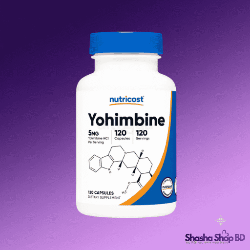 Nutricost Yohimbine HCl 5mg – 120 Capsules, 120 Servings (Dietary Supplement)